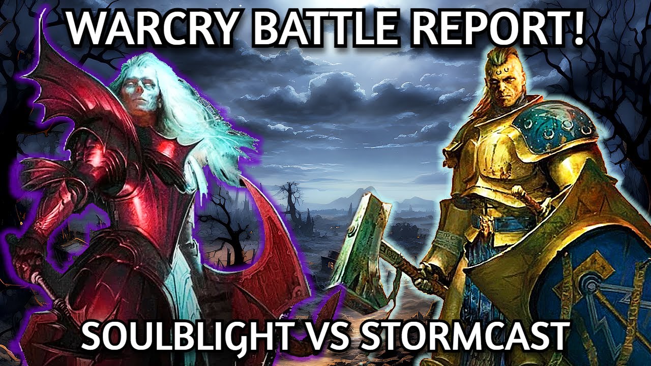 SOULBLIGHT GRAVELORDS vs VANGUARD CHAMBER! Warcry Battle Report | Raw and Uncut