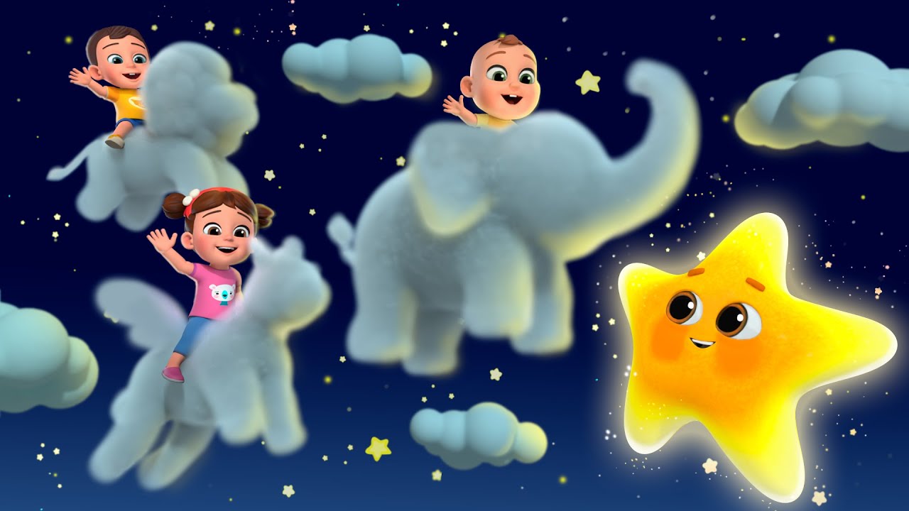 Twinkle Twinkle Little Star ⭐ (Night Playground) + MORE Lalafun Nursery Rhymes & Kids Songs