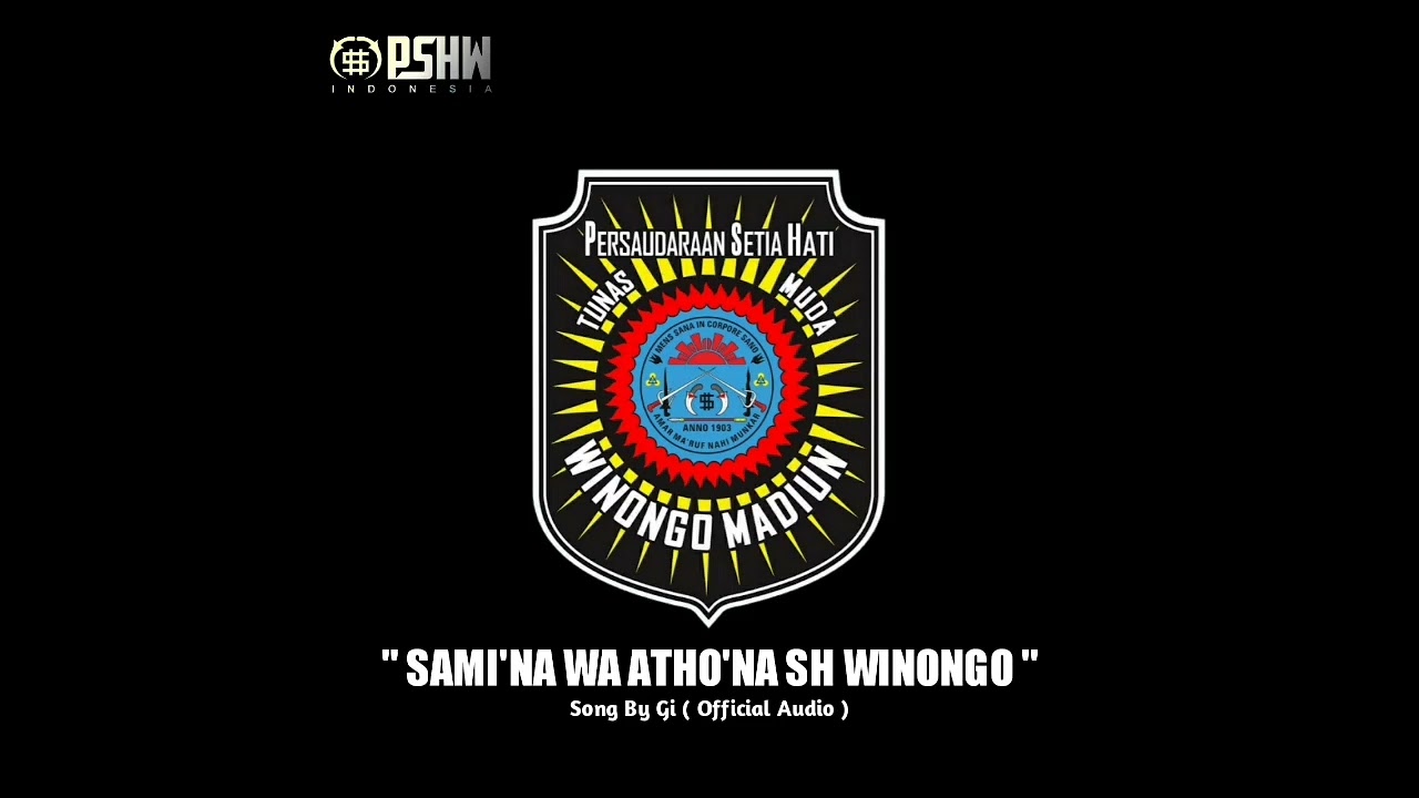 SAMI'NA WA ATHO'NA SH WINONGO -song By Gi (official Audio). PSHW Indonesia