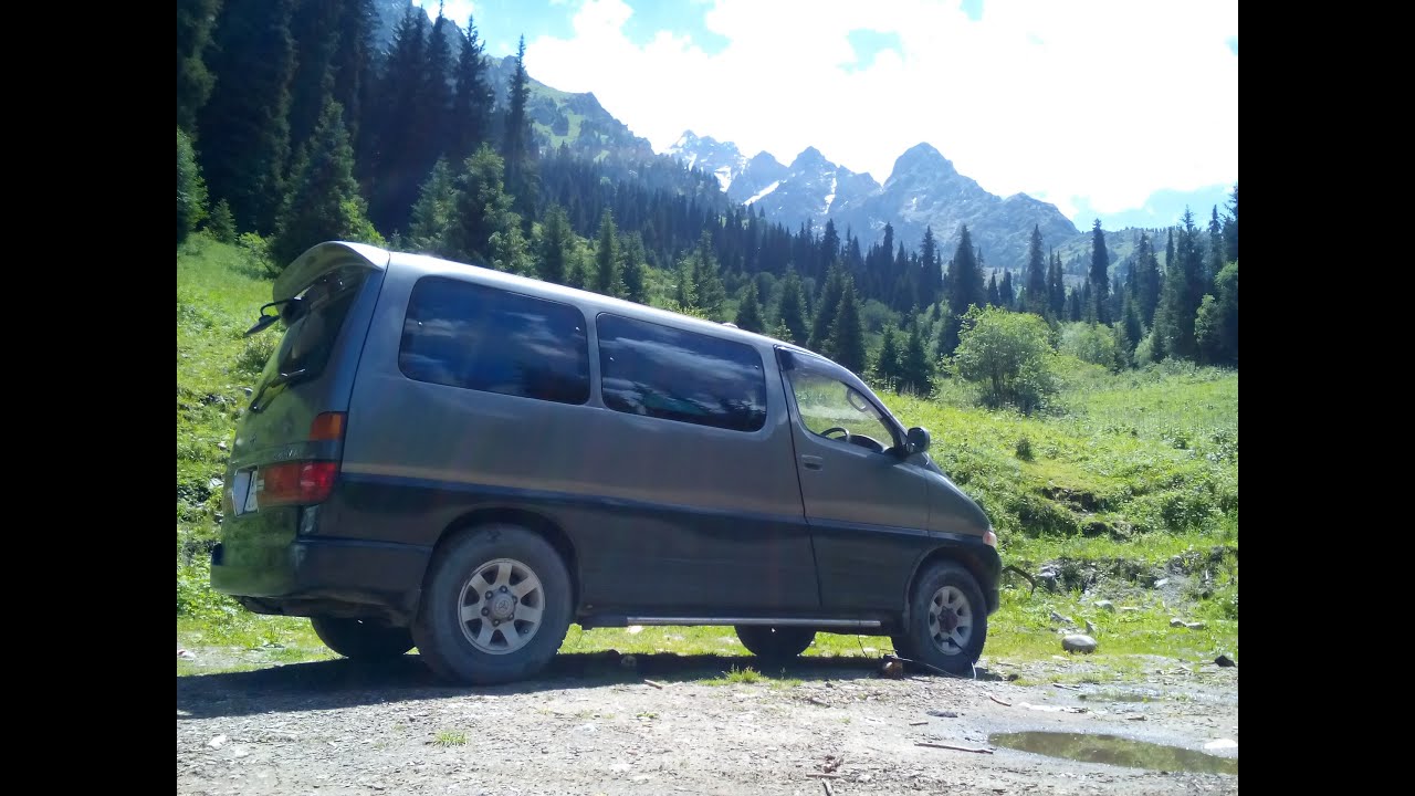 Toyota Granvia. Дорога на Туюк Су.