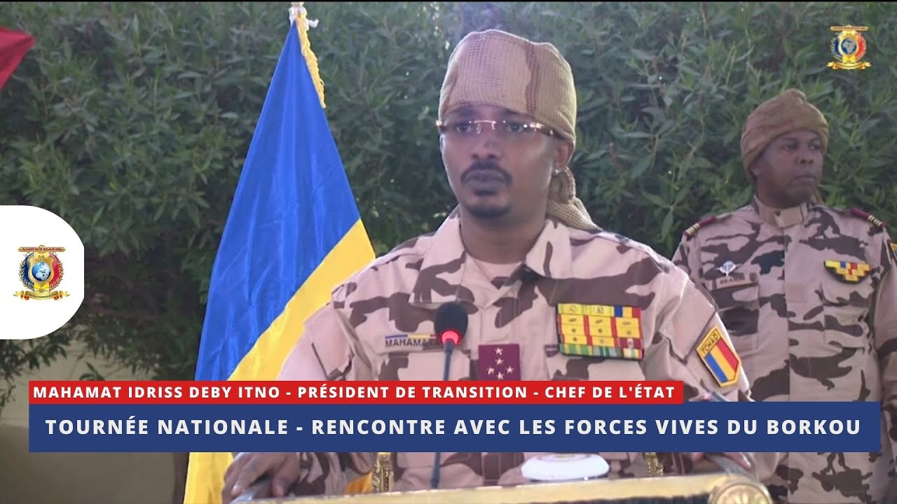 TOURNÉE NATIONALE   Rencontre du Président de Transition avec les Forces Vives du Borkou