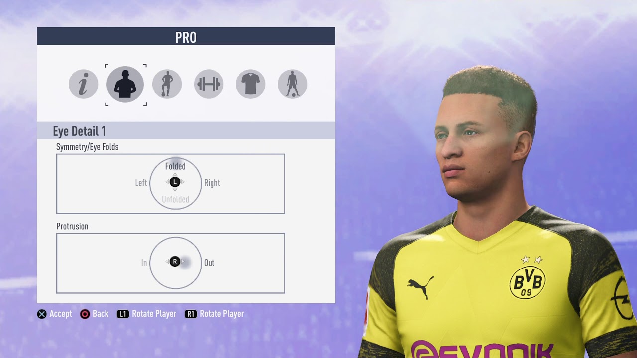 Jadon Sancho - FIFA 19 - Look alike - Virtual Pro - Club