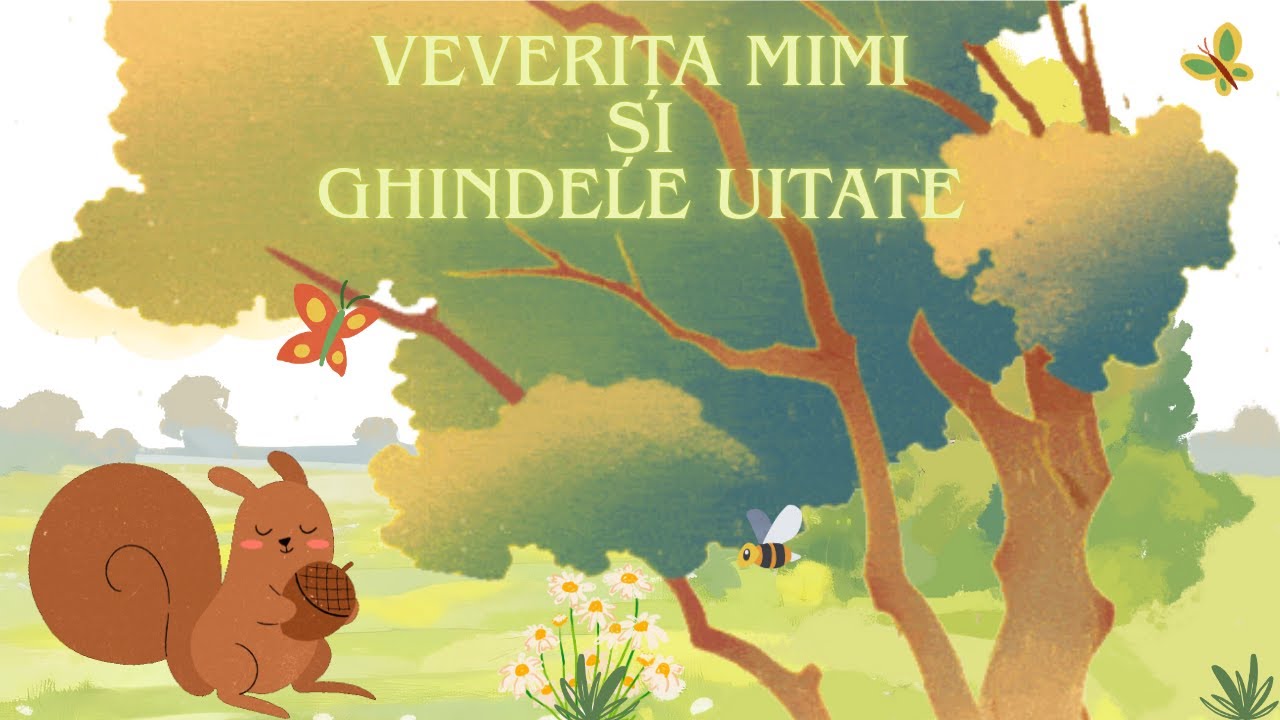 Veverița Mimi și Ghindele Uitate 🐿️🌰 #povestieducative #povestipentrucopii #veverita #povești #copii