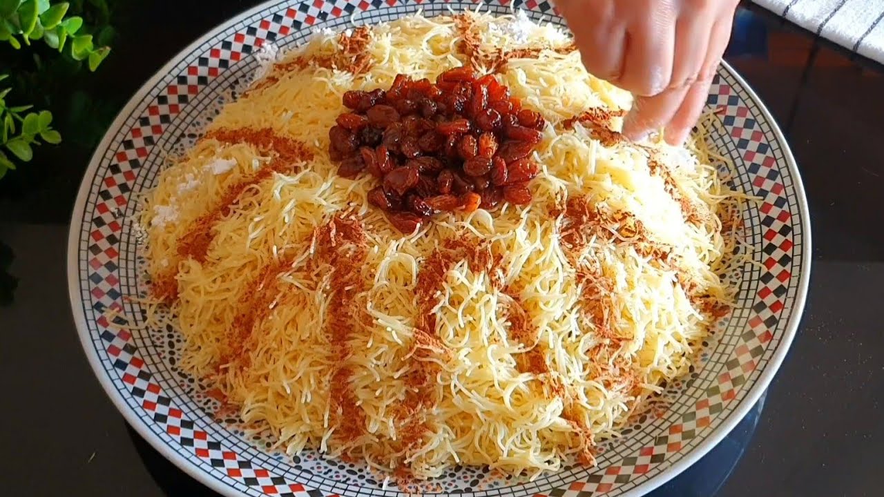 سفة ديال الشعرية بالدجاج باسهل طريقة بدون تعب أو مجهود أو في وقت قياسي كتجي شعرة شعرة ضروري تجربوها