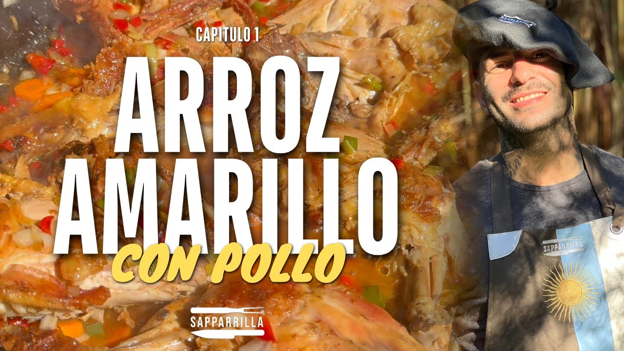 Un clásico! ARROZ AMARRILLO con pollo!! - Sapparrilla
