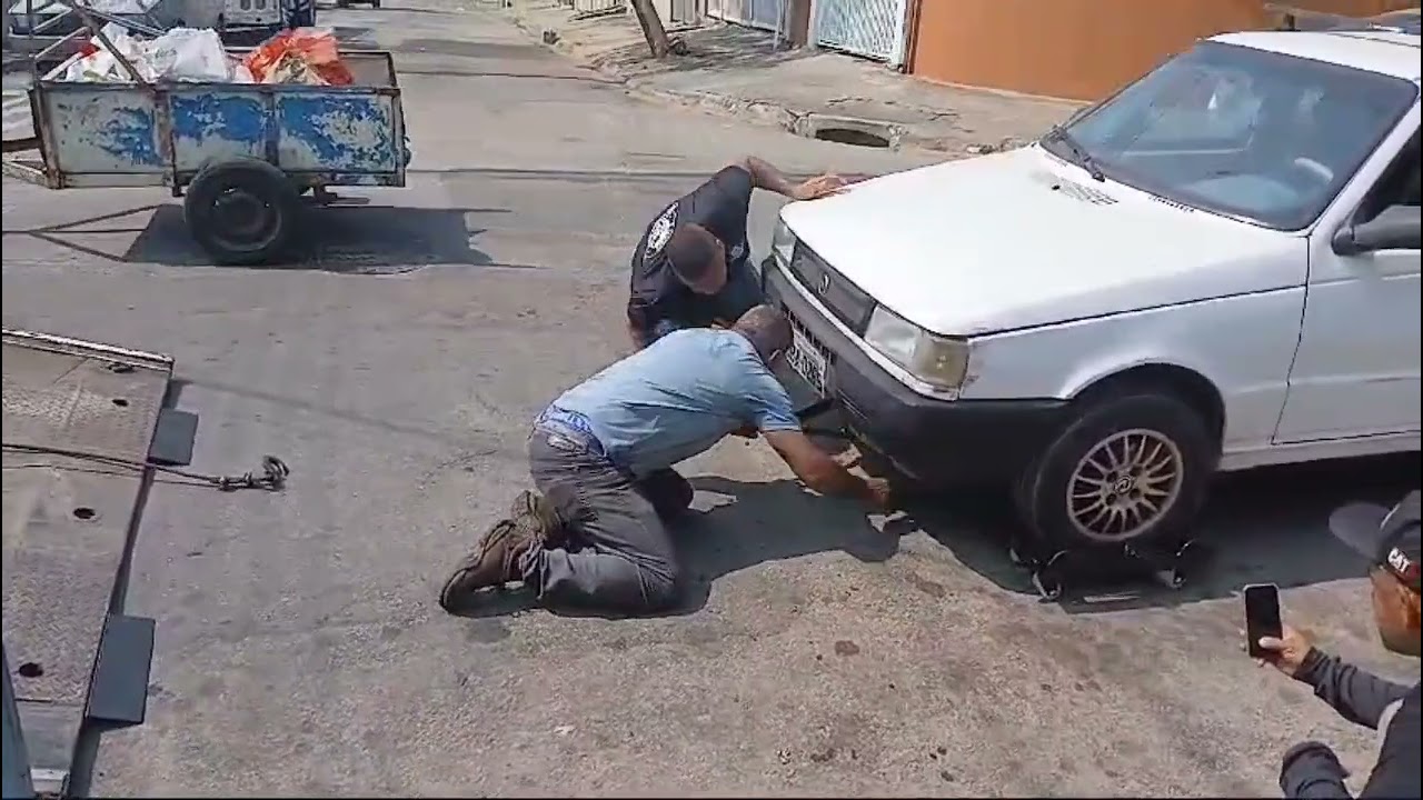 patins articulado para guincho plataforma com a acessórios alavanca e rampa