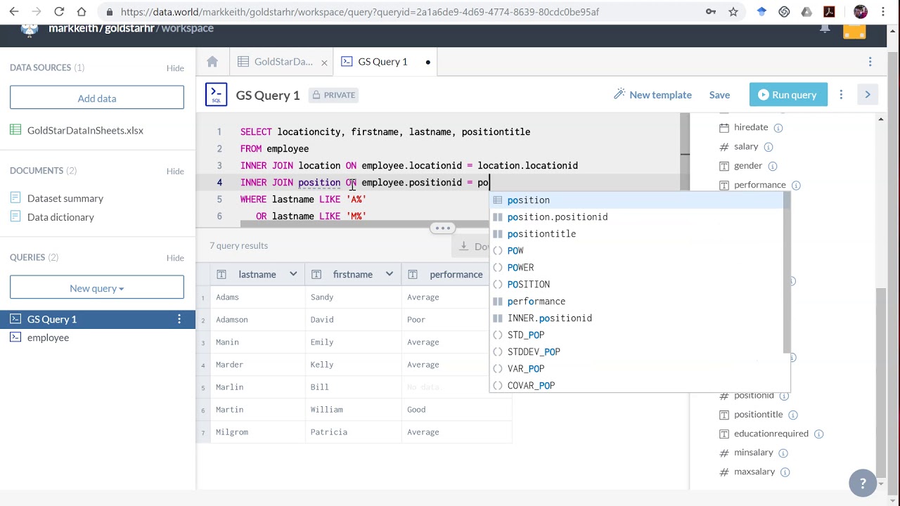 SQL 7: Multiple joins