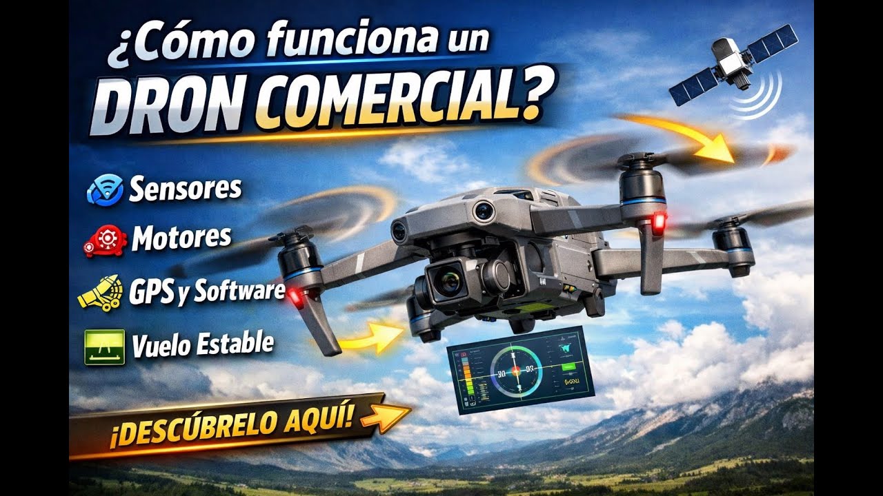 ¿Cómo funciona un drone ? (explicado fácil)
