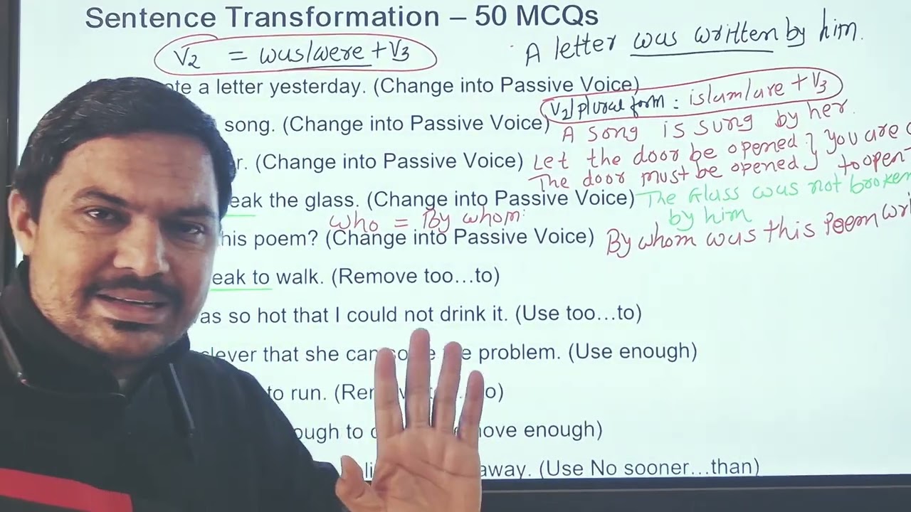 Transformation of sentences  very most IMP FOR   STD 10th english medium 2026