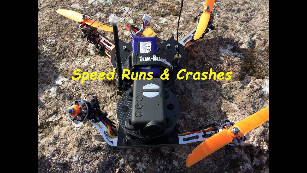 Speed Runs & Crash Session - Kwad 250 FPV