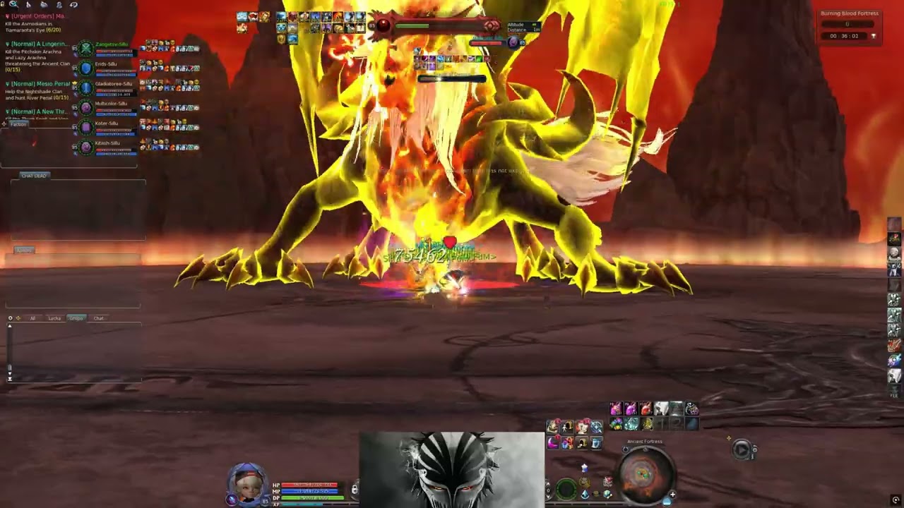 AION 8.6 ASSASIN EU PvE BURNING BLOOD FORTRESS RANK 
