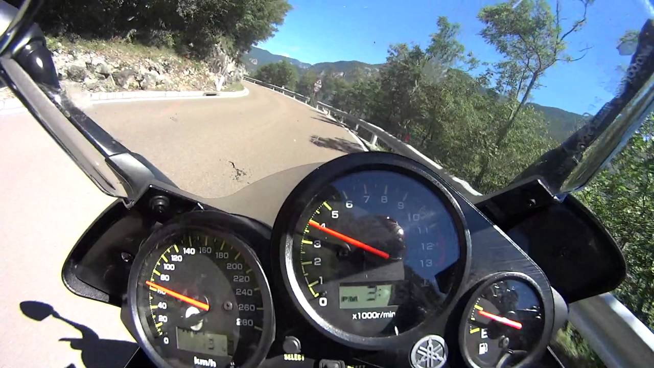 Rovereto-Serrada. Yamaha FZS 1000 Fazer