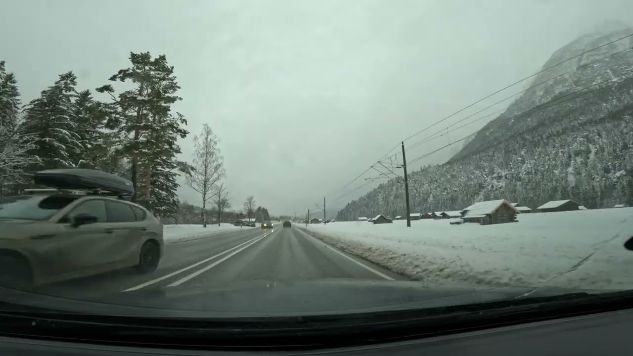Scenic Winter Road Innsbruck - Garmisch-Partenkirchen