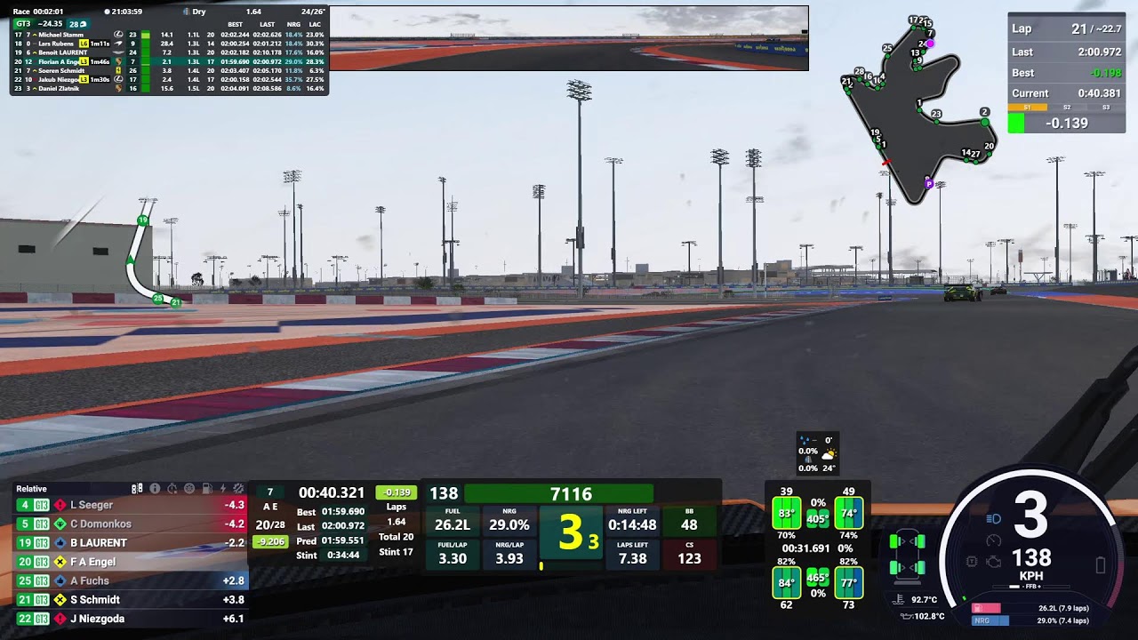 LeMans Ultimate -  LMGT3 Sprint Cup Round 2@ Qatar