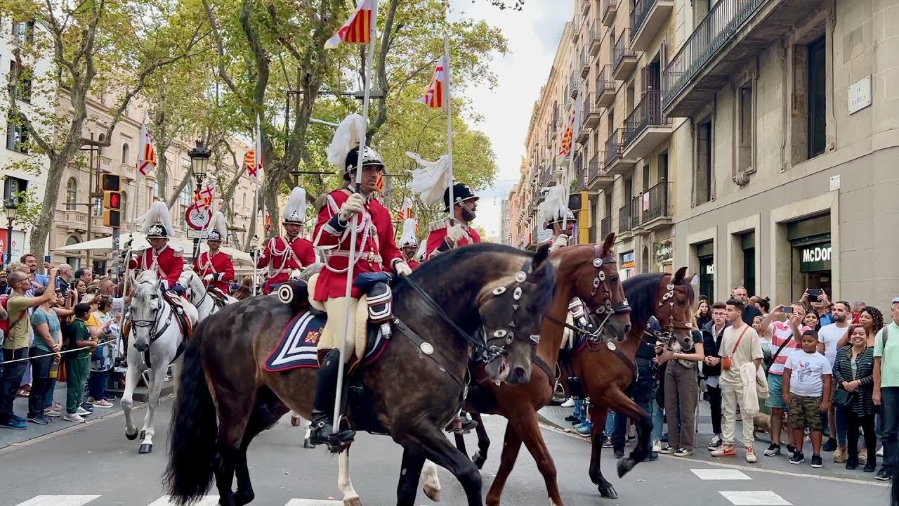 Barcelona Festes de la Mercè 2022 CAVALCADA de la MERCÈ “Barcelona es mou” (segon tram)