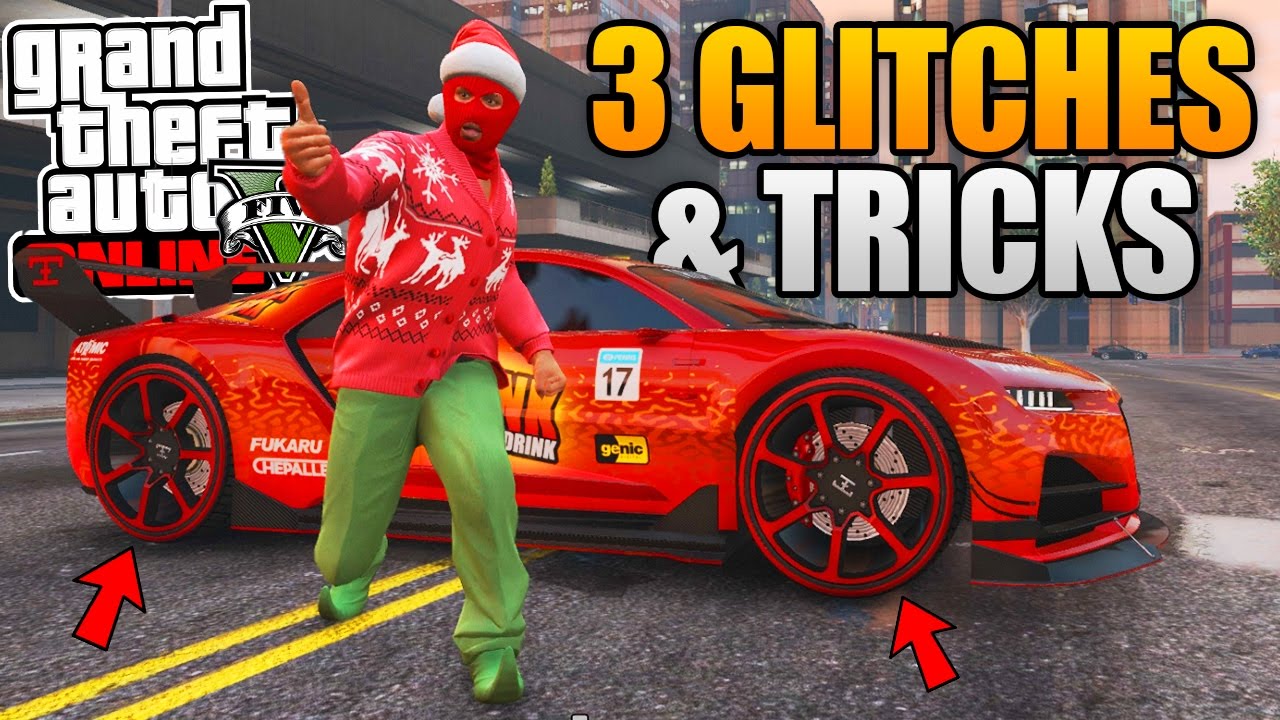 GTA 5 CHRISTMAS 2016 DLC - 3 GLITCHES & TRICKS YOU DON'T KNOW! (GTA 5 Festive Surprise 2016)