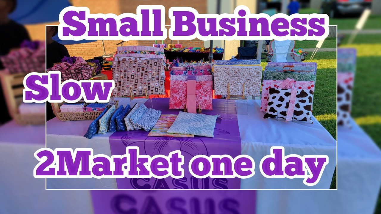 Market Vlog | 2 Market in One Day | Slow Market | Etsy Seller | Mon of 4