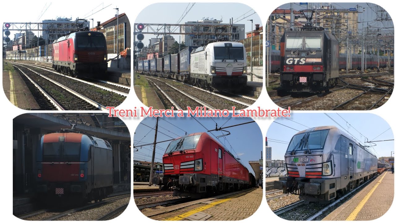 Una Grandissima Raccolta di Treni Merci In Transito a Milano Lambrate!