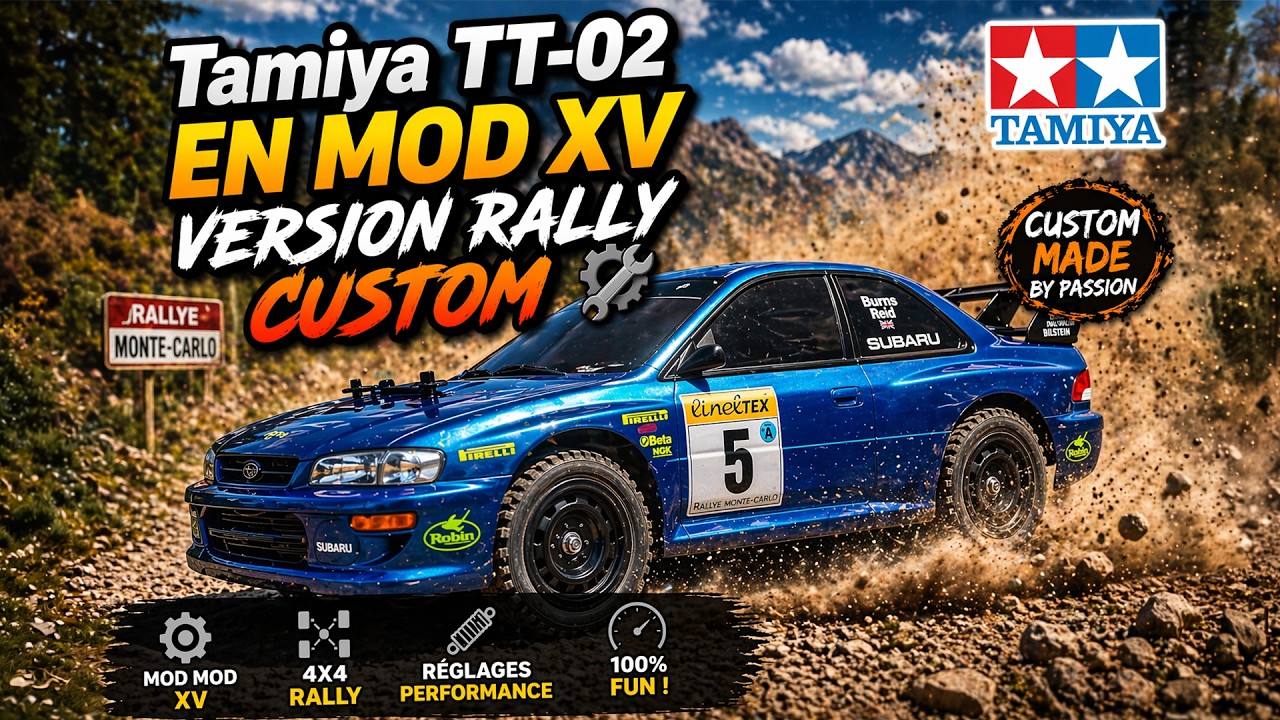 Tamiya TT-02 en Mod Xv version Rally Custom #1