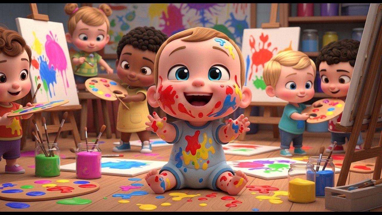 Happy Art Time 🎨✨ | Fun Creative Learning for Kids | Preschool Educational Video
