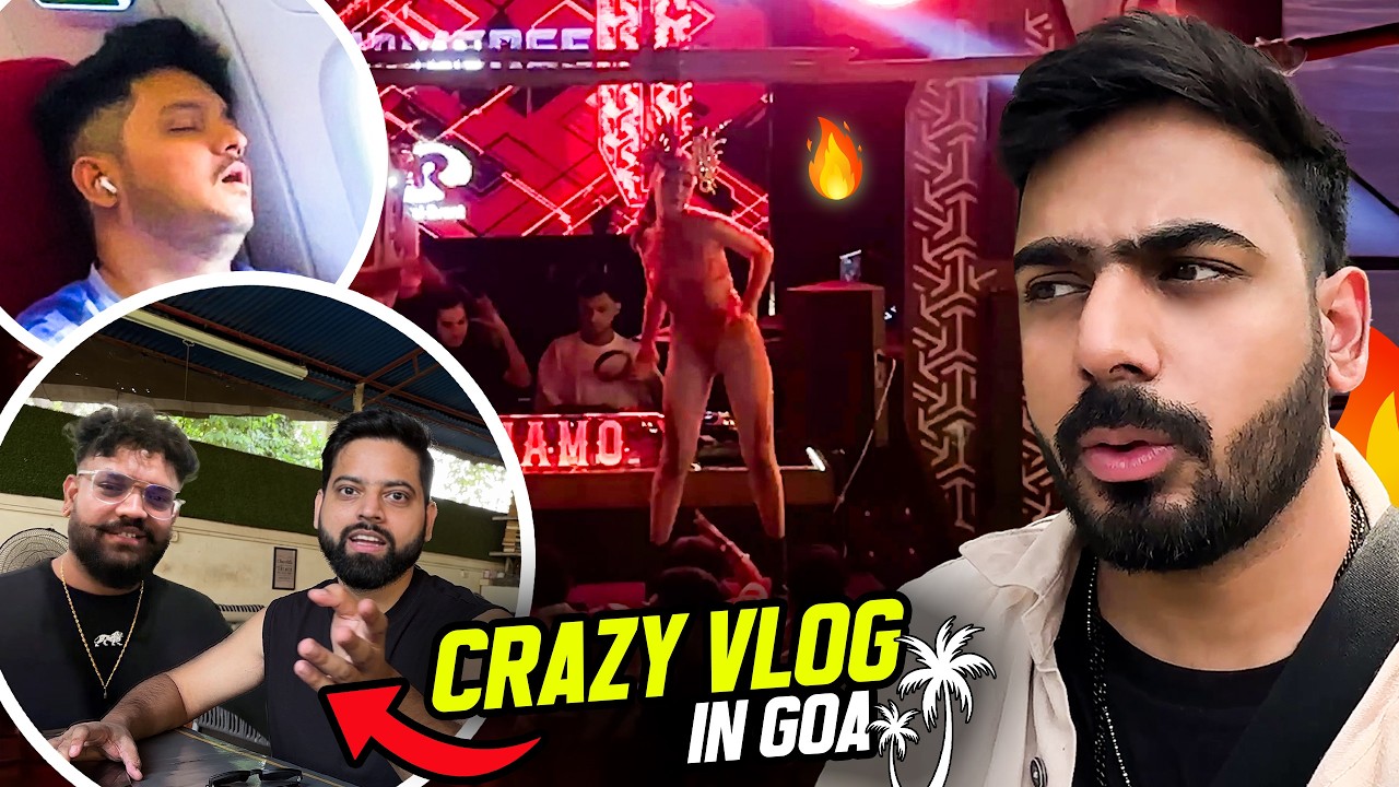 Goa with the Gang 🌊 | Beach , Parties Vibes | Gone Crazy