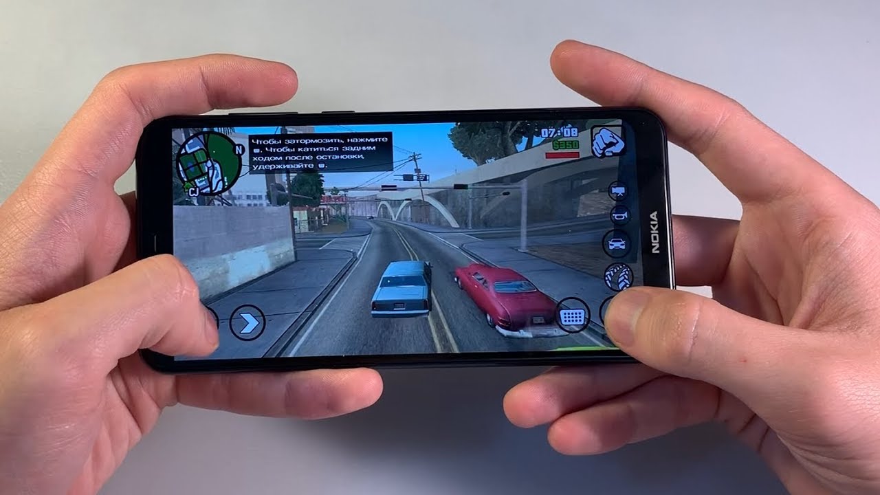 Игры Nokia 5.1 Plus (GTA:SanAndreas, PUBG:Mobile, NFS)