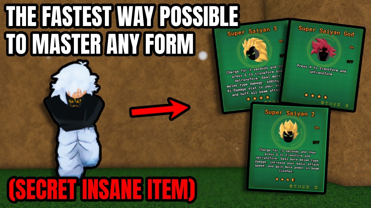 THE BEST AND FASTEST WAY TO MASTER ANY FORM (SECRET INSANE ITEM) | Final Stand: Remastered