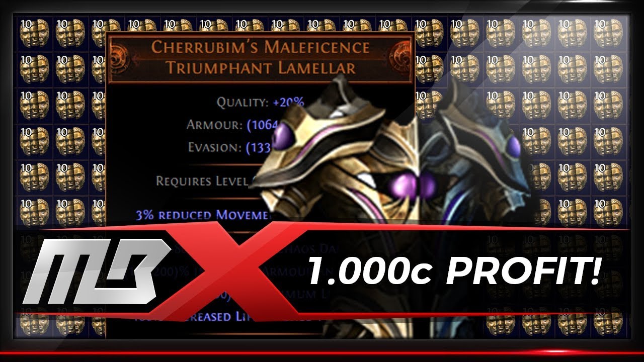 [Path of Exile] &ndash; 1000 Chaos PLUS! Cherrubim's Maleficence Forging Guide! Money Maker Exclusive!