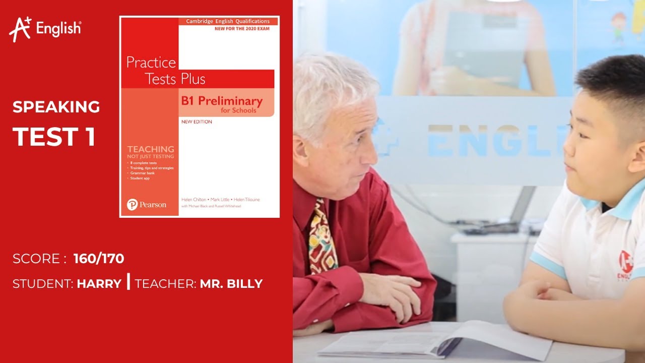 B1 PET Speaking test –  HARRY | SPEAKING TEST 1