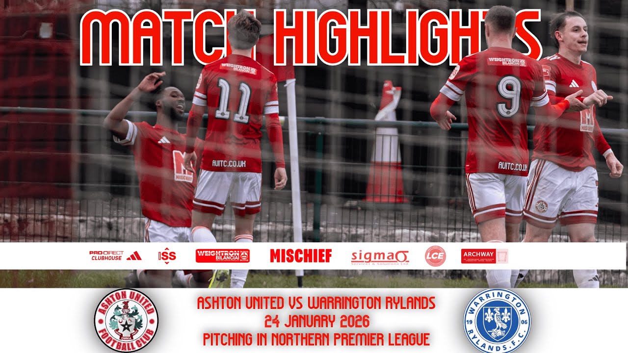 Match Highlights | Ashton United 2-1 Warrington Rylands