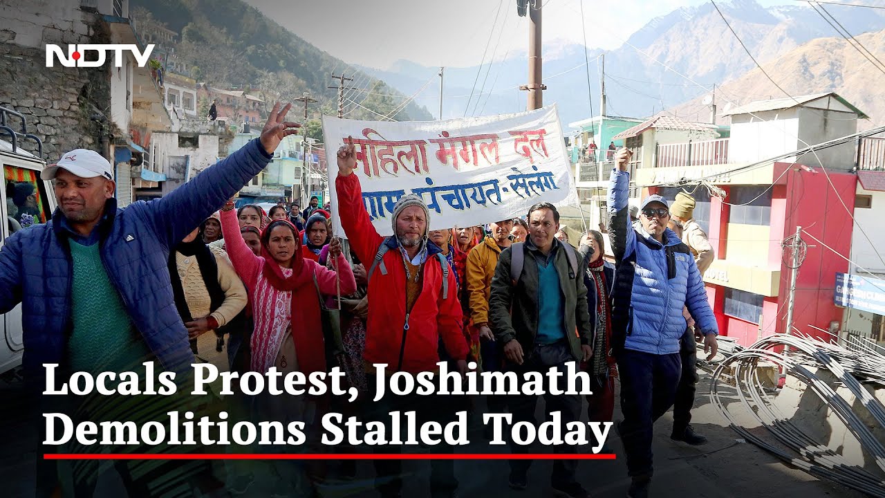 Locals In Tears As They Leave Homes In Uttarakhand's 'Sinking' Joshimath | The News