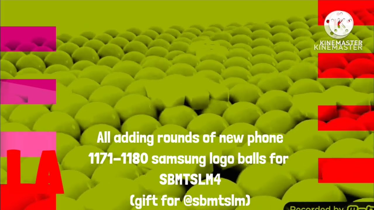 1171-1180 samsung logo balls