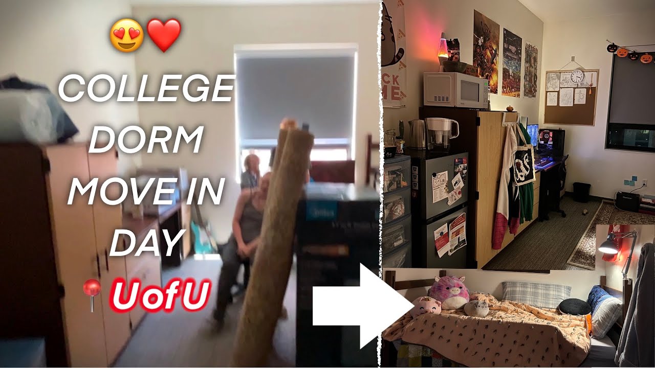 COLLEGE MOVE IN DAY *freshman year @  UofU*
