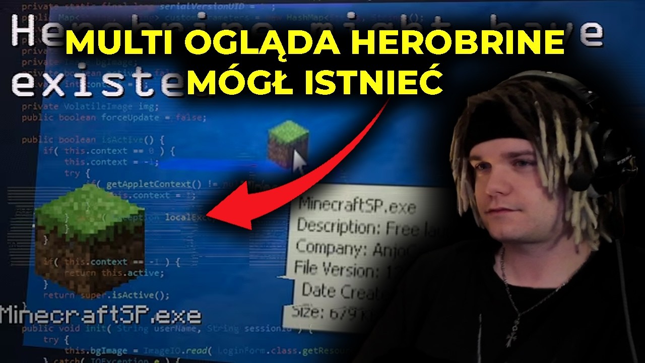 MULTI ogląda HEROBRINE M&Oacute;GŁ ISTNIEĆ...