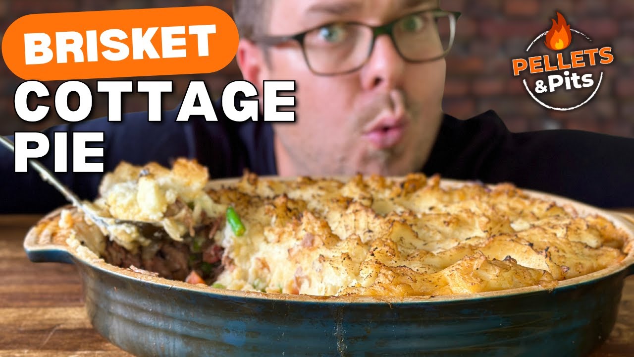 Use Your Leftover Brisket for this SMOKED BRISKET COTTAGE PIE - Comfort Food on the Grill!