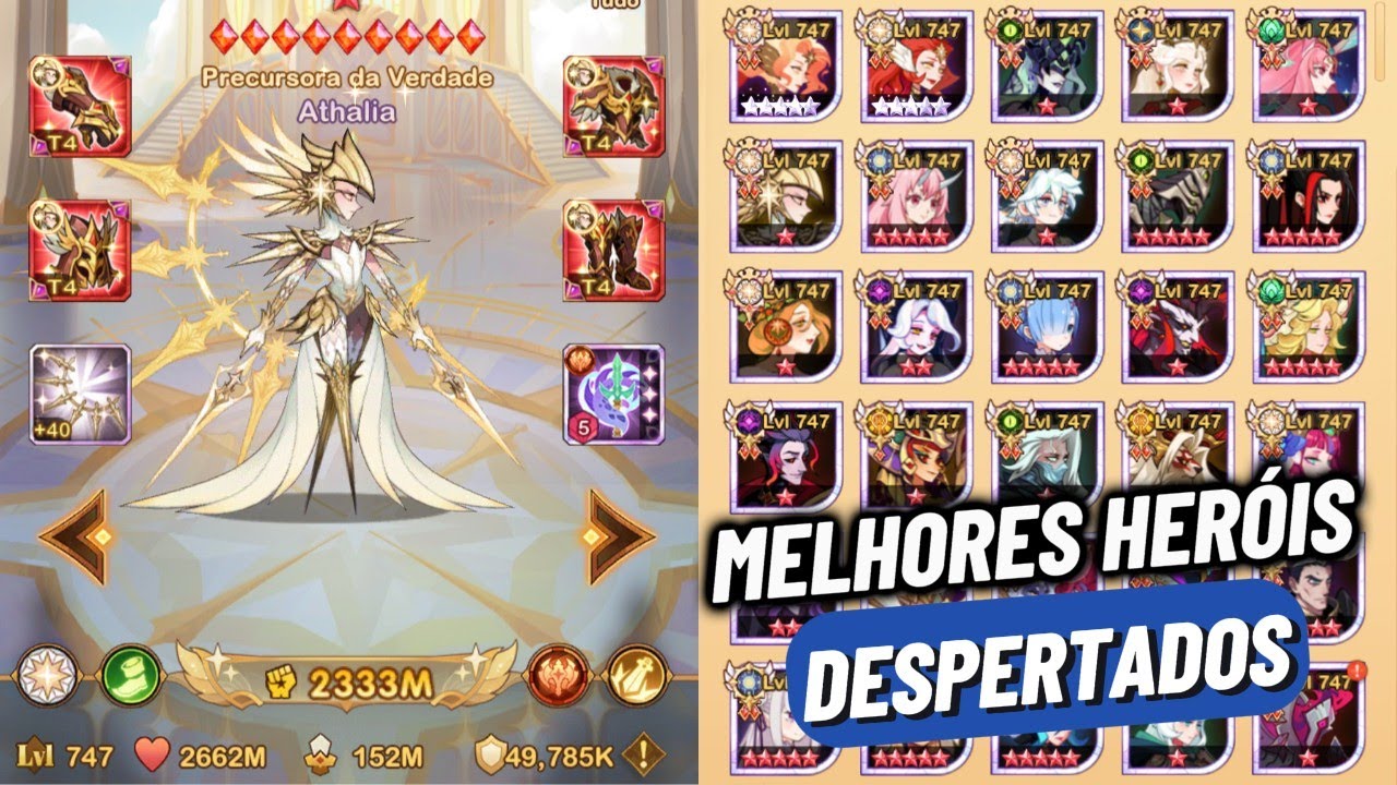 MELHORES HERÓIS DESPERTADOS DO AFK ARENA