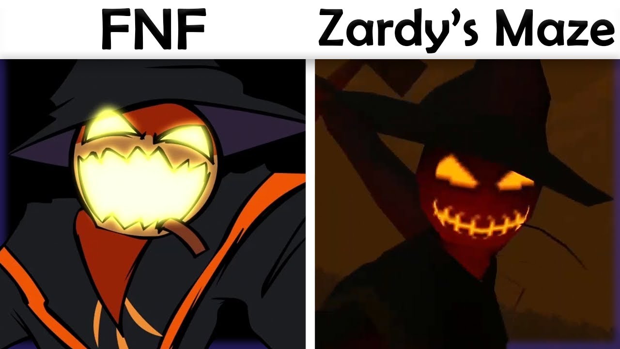 Zardy Jumpscares: FNF Mod VS Zardy's Maze