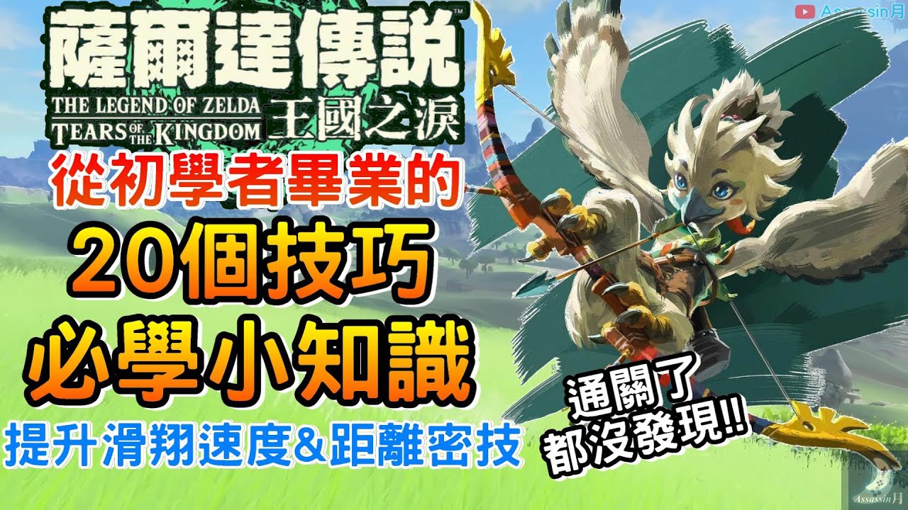 從初學者畢業的20個技巧與小知識｜提升滑翔速度與距離 無限飛行技巧《薩爾達傳說王國之淚》武器盾牌 餘料建造推薦 拓荒推薦建造藍圖｜全自動複製素材讓你財富自由 王國之淚記憶手把 超優惠團購只到5/30