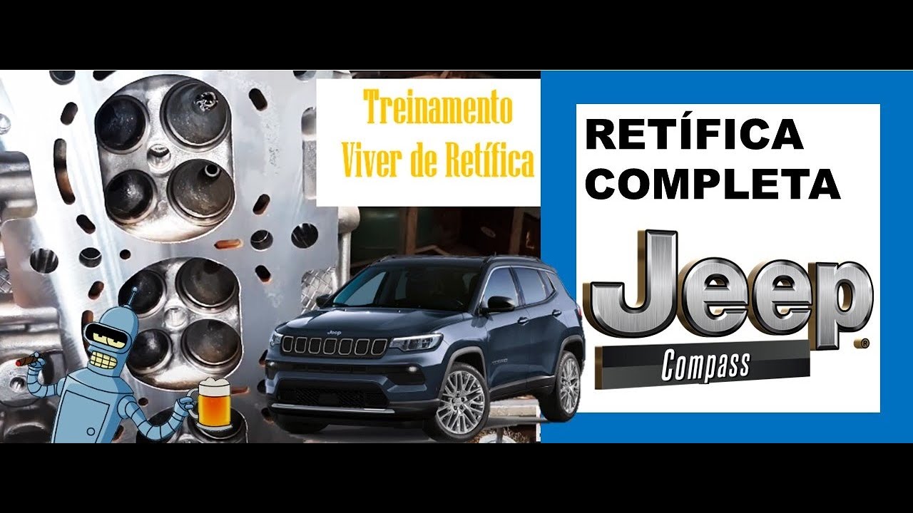 Retificamos o cabeçote do Jeep Compass