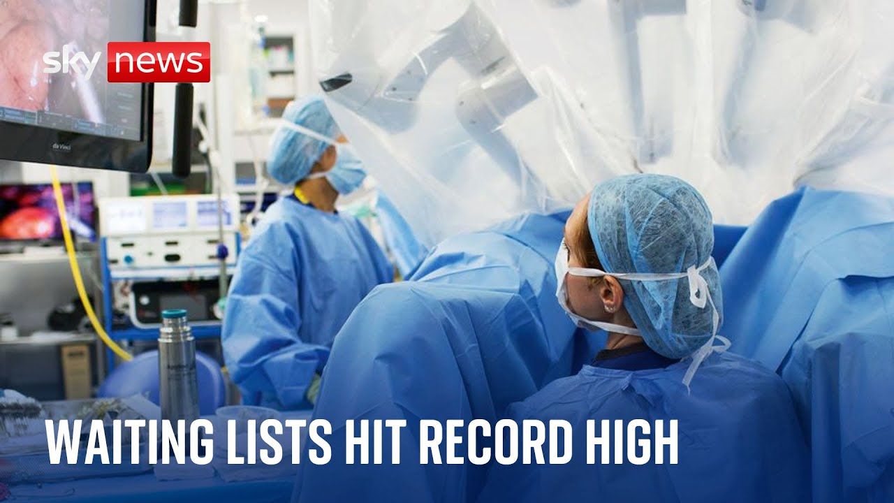 NHS England waiting list hits record high