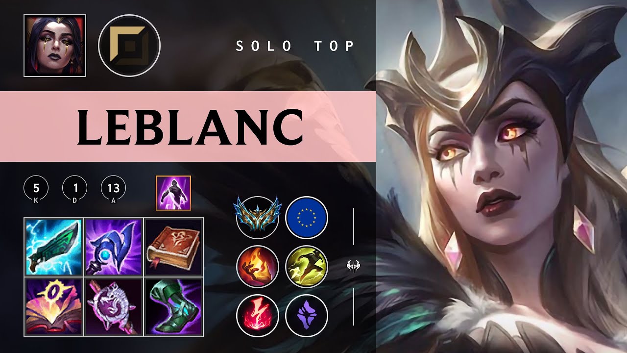 LeBlanc Top vs Warwick - EUW Challenger Patch 26.01