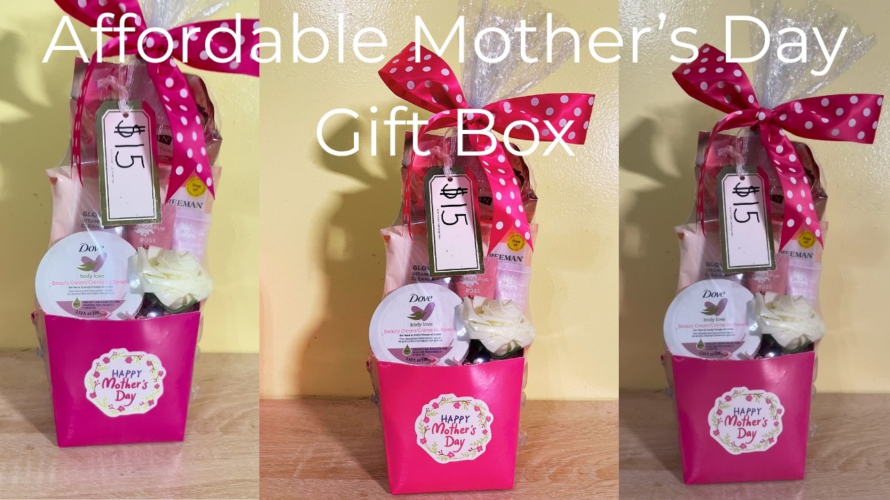 How I Made A $15 Mother's Day Gift Box | Affordable Gift Idea