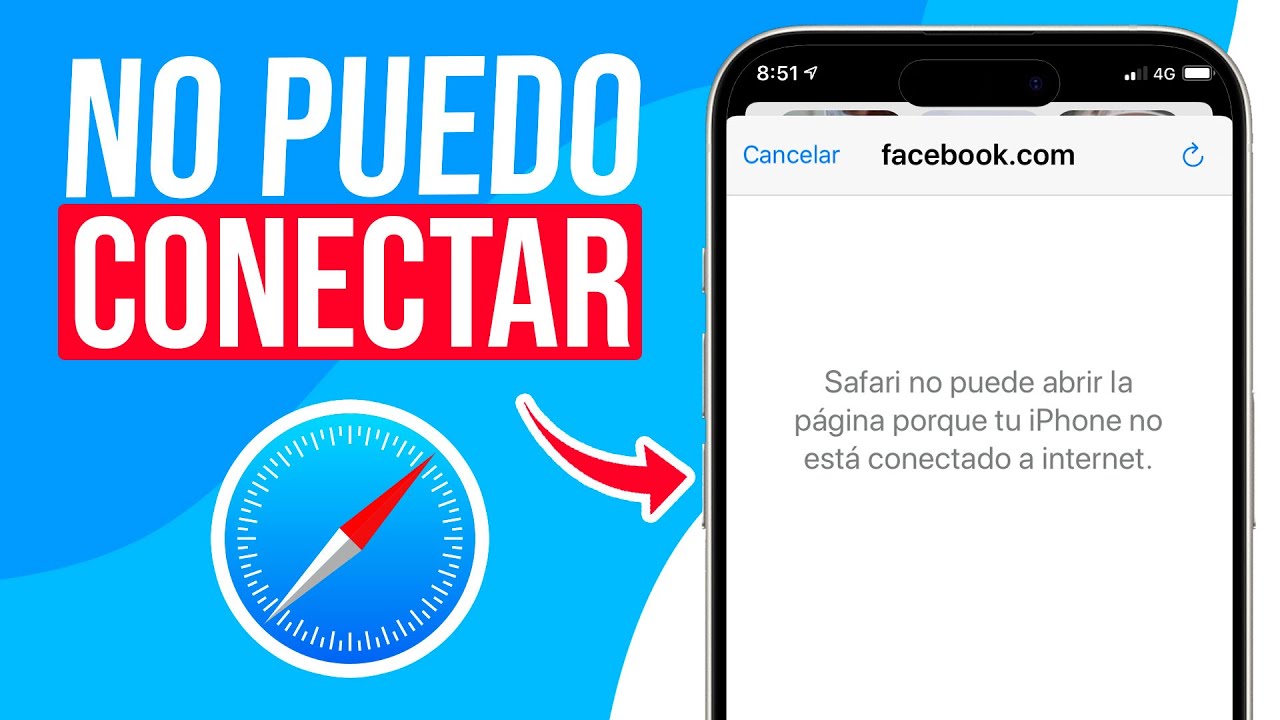 Safari NO PUEDE ABRIR la PAGINA porque tu iPhone NO ESTA CONECTADO a INTERNET (SOLUCION!)