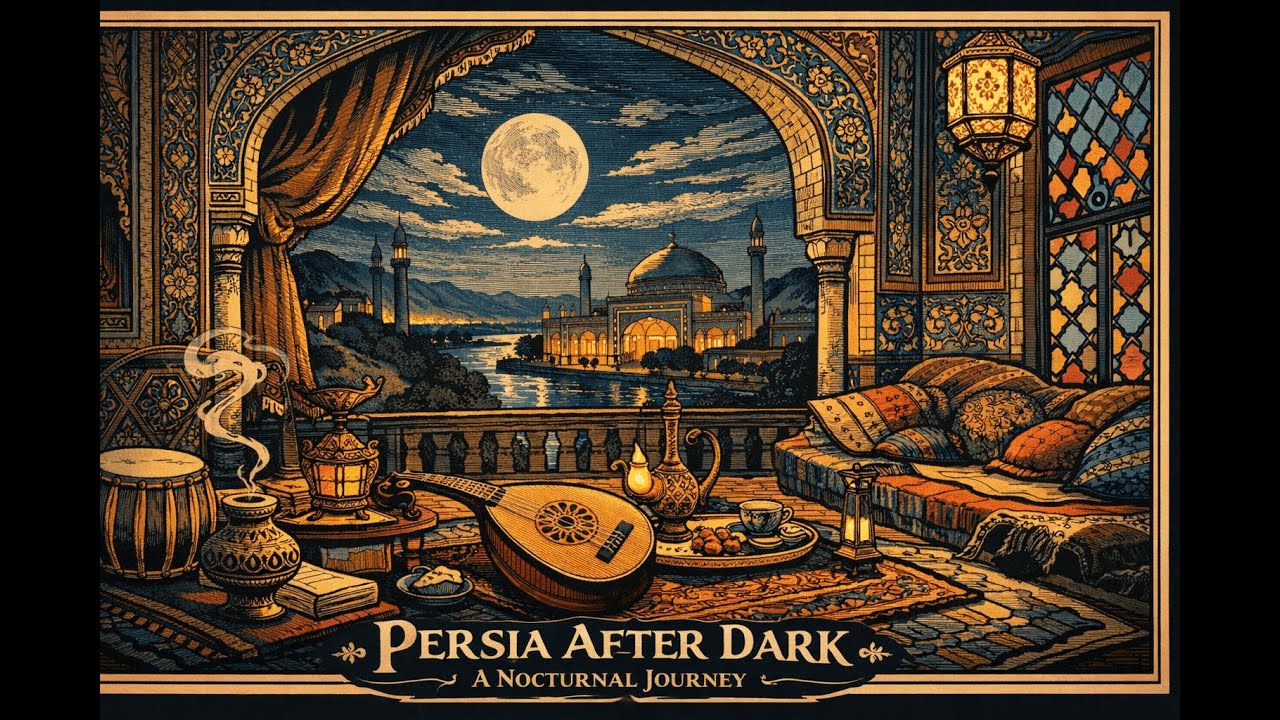 PERSIA AFTER DARK, A NOCTURAL JOURNEY: Relaxing Persian|Persia|Iran|Iranian, Middle East music
