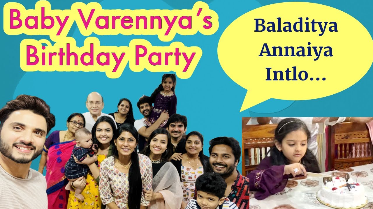 Birthday party at Baladitya Anna’s House | Rohit Sahni | Marina Abraham Sahni | Marina’s world