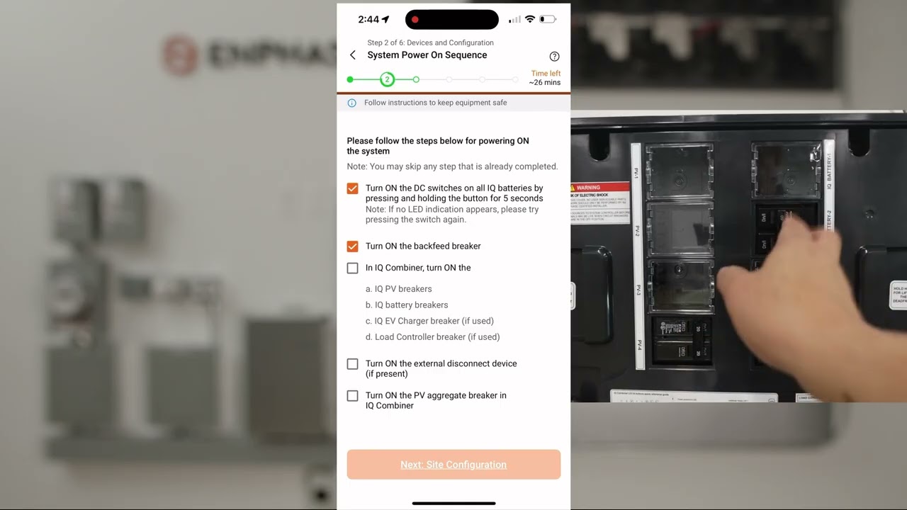 Puesta en servicio del sistema de energía Enphase de cuarta generación con batería IQ 10C
