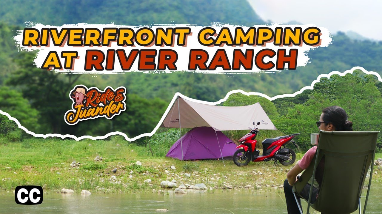 RIVERFRONT MOTOCAMPING AT RIVER RANCH | Nature ASMR | Honda Click 150i