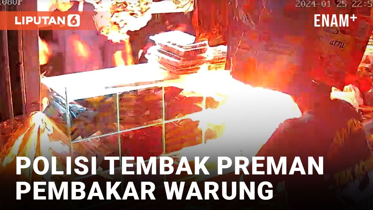 Bakar Warung karena HP Tak Laku Dijual, Preman di Karawang Ditembak Polisi | Liputan6