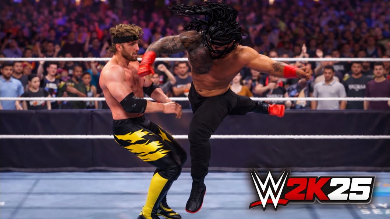 Roman Reigns vs Logan Paul – Crown Jewel Showdown | WWE 2K25