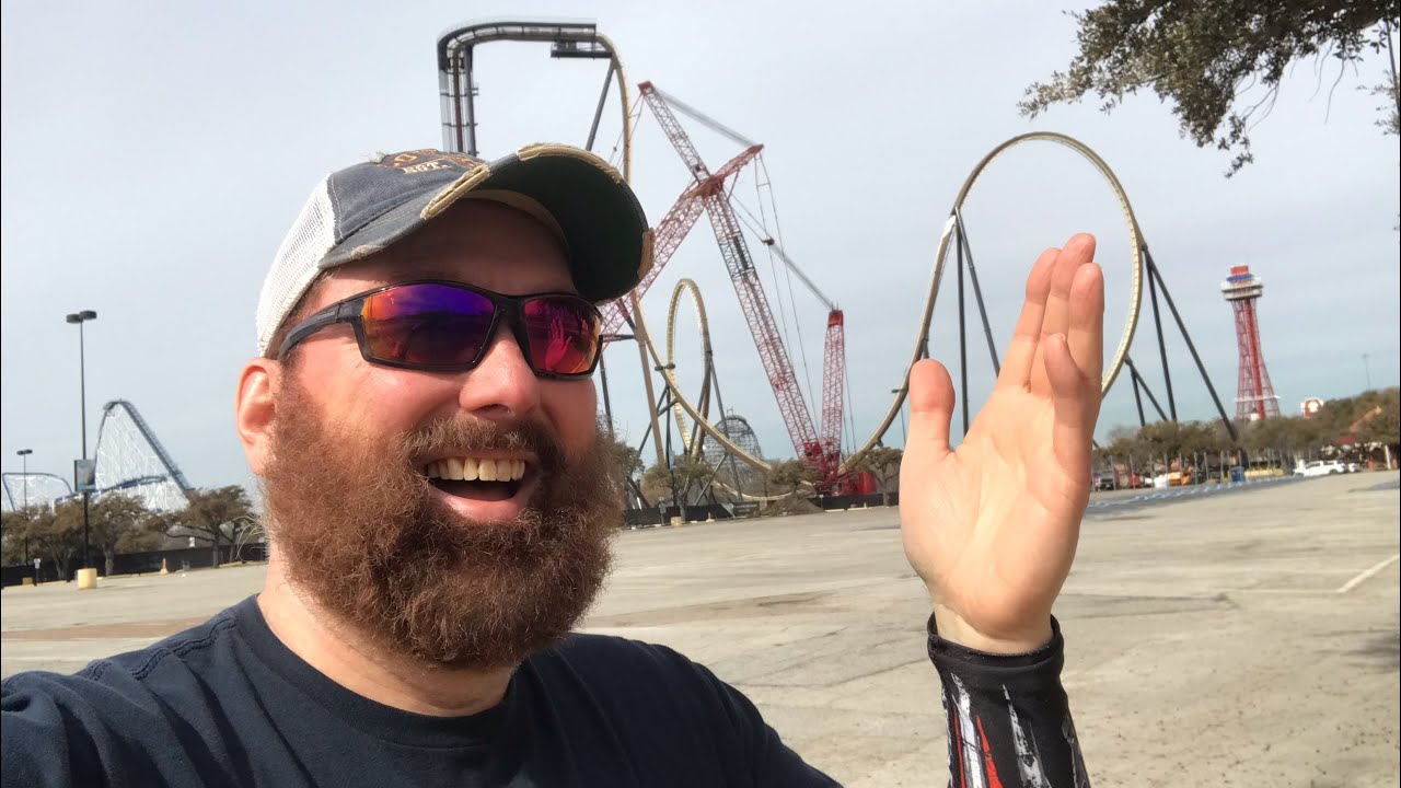 Major update for Tormenta Giga Coaster. Six Flags Over Texas. February 2026. 